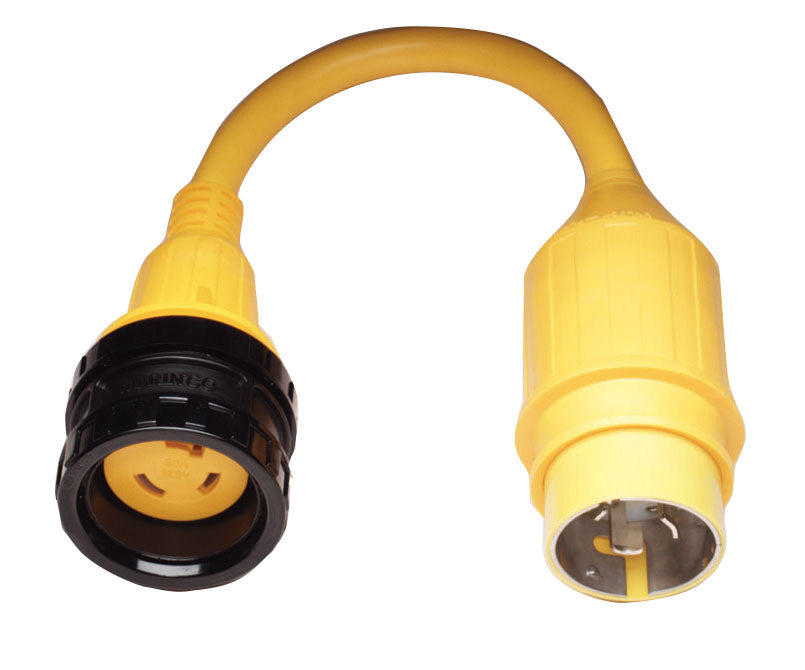 Marinco Waterproof Material Power Cord Adapter 110A - Pigtail 50A 125V Loc