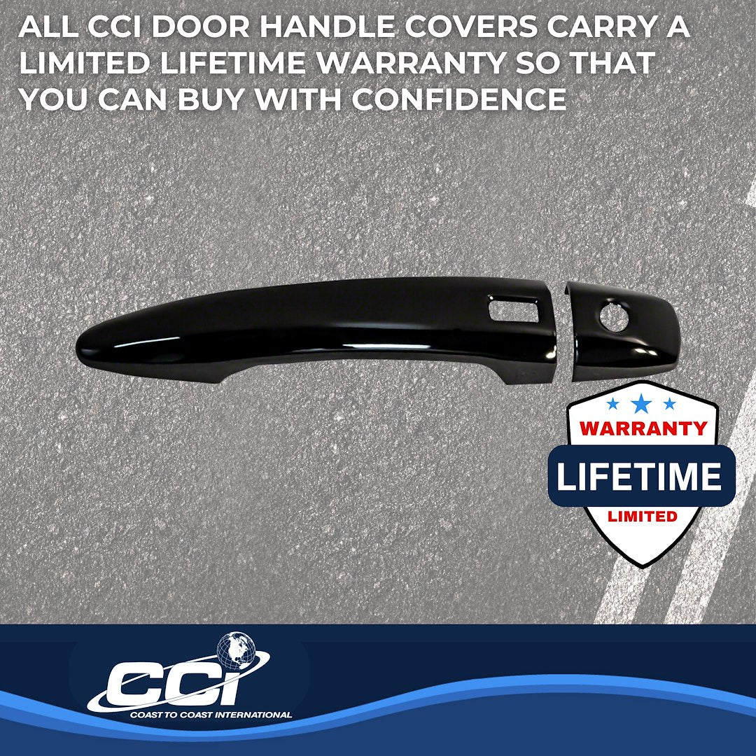 Coast2Coast Limited Lifetime Warranty Exterior Door Handle Cover Ccidh68587SBK - DH 19-25 Altima 4D GL BK SK