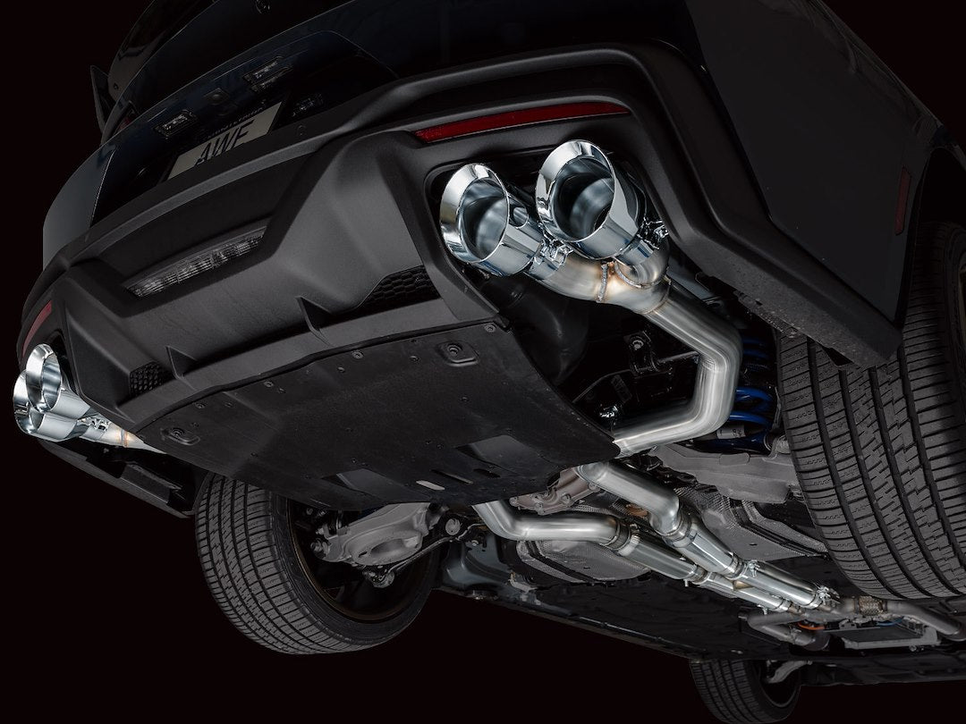 AWE No Check Engine Light Guaranteed Exhaust System Kit 3020-42375 - Track Edition S650