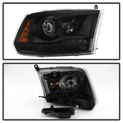 Spyder Made With OEM Standard Quality Headlight Assembly 9040238 - Black 13-17 Ram Halogen Proj Hdlghts