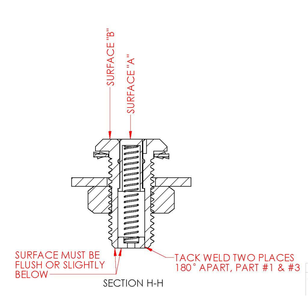 Taco Metals Designed For Fiberglass Boat Fender Lock F16-0200-1 - Kit 316 SS