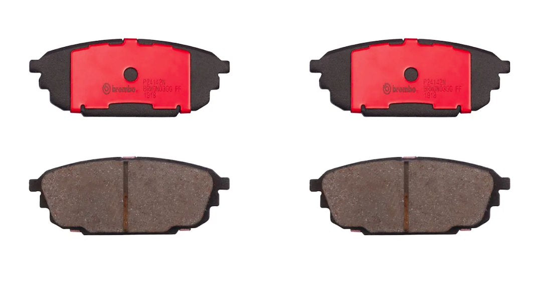 Brembo Premium Low-Met OE Equivalent Pad Brake Pad P24142N - Disc Set