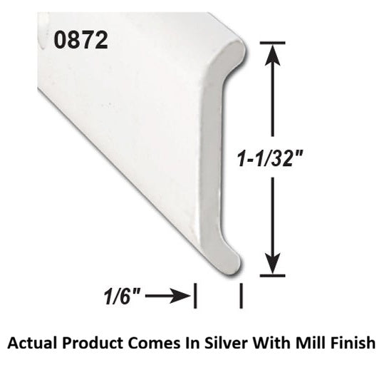 AP Products Flat Trim Type Trim Molding 021-87203-8 - Non Mill EA