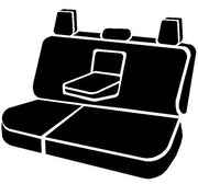 FIA Full Ultra-Violet Protection Seat Cover SP85-30 Black - SP Rear Solid Backrest