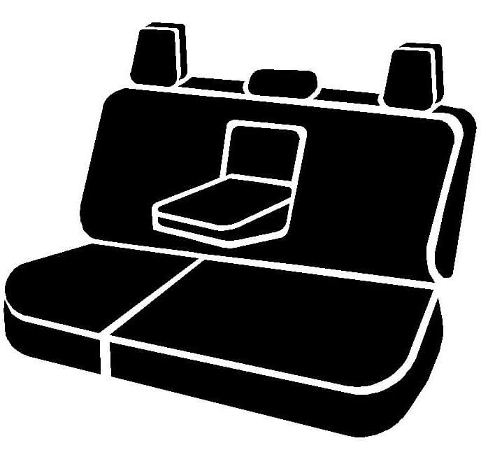 FIA Full Ultra-Violet Protection Seat Cover SP85-30 Black - SP Rear Solid Backrest