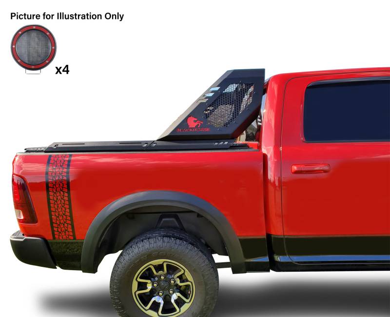Black Horse Virb02B-PLFR Truck Bed Bar