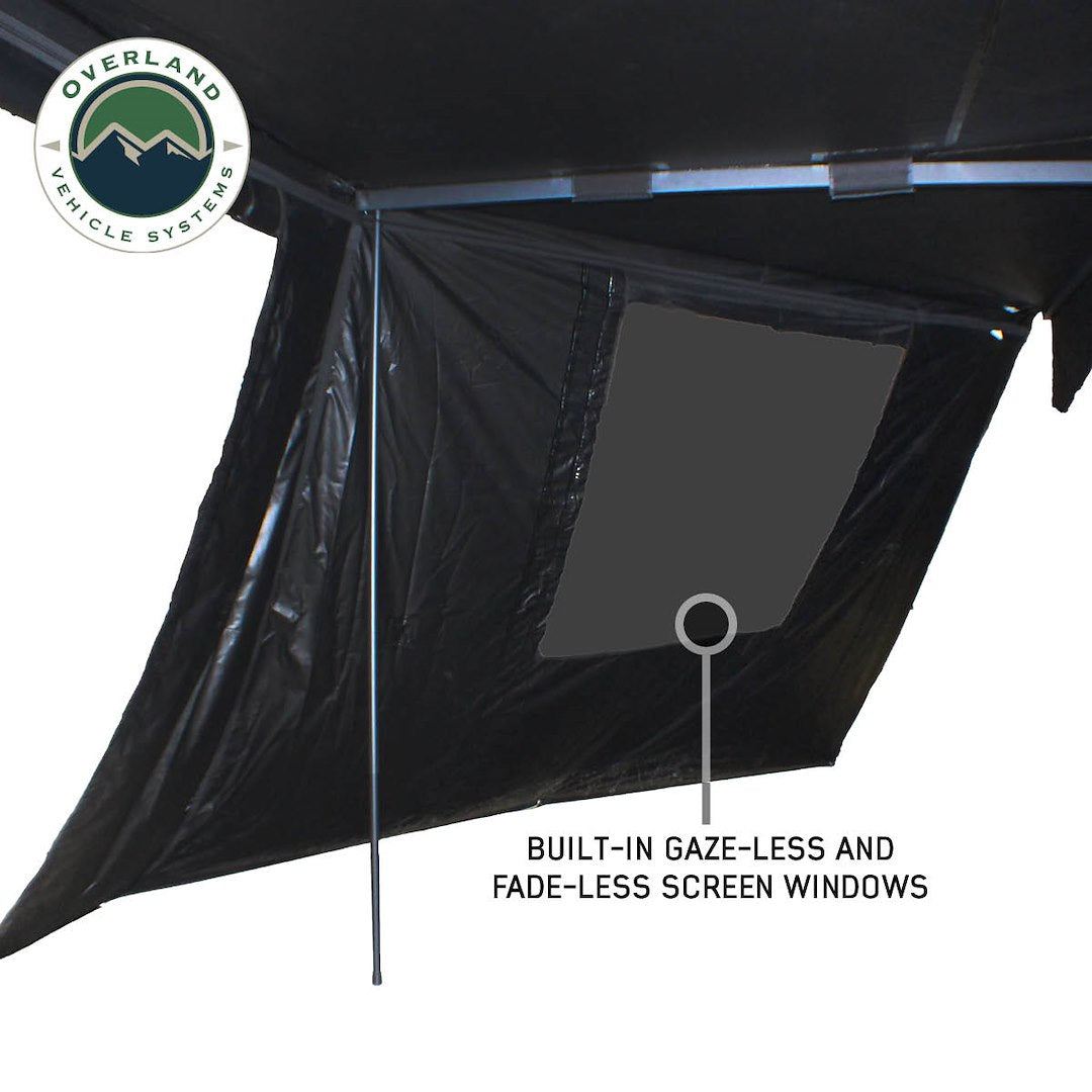 Overland VCL Quick Deploying Free Standing Shade Awning - Roof Rack Kit Component 19690027 - XD Nomadic 270 Wall BL