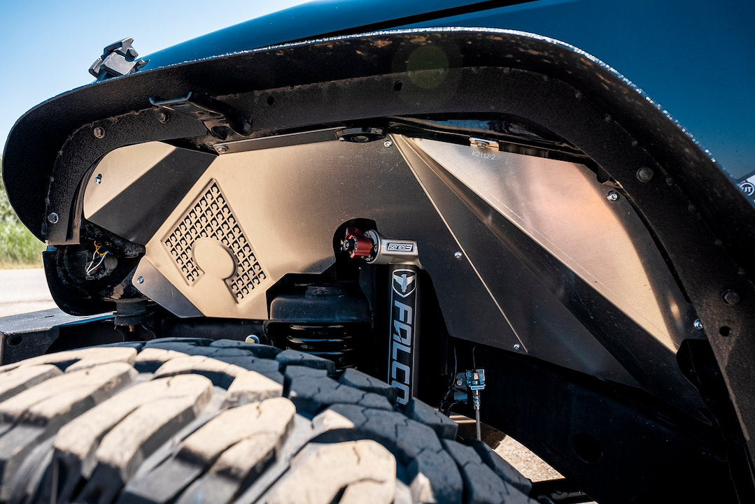 Artec Indust Compatible With Trimmed OEM Fenders Inner Fender JK2106 - Industries JL JT Front