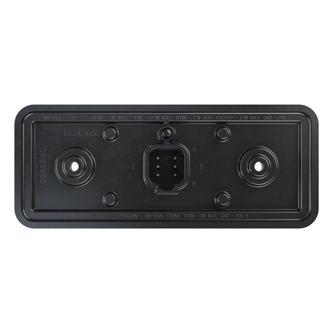 JW Speaker DC Electrical Configurations Trailer Light 0338101 - 220-12-24V Led Stt Bckup Refl