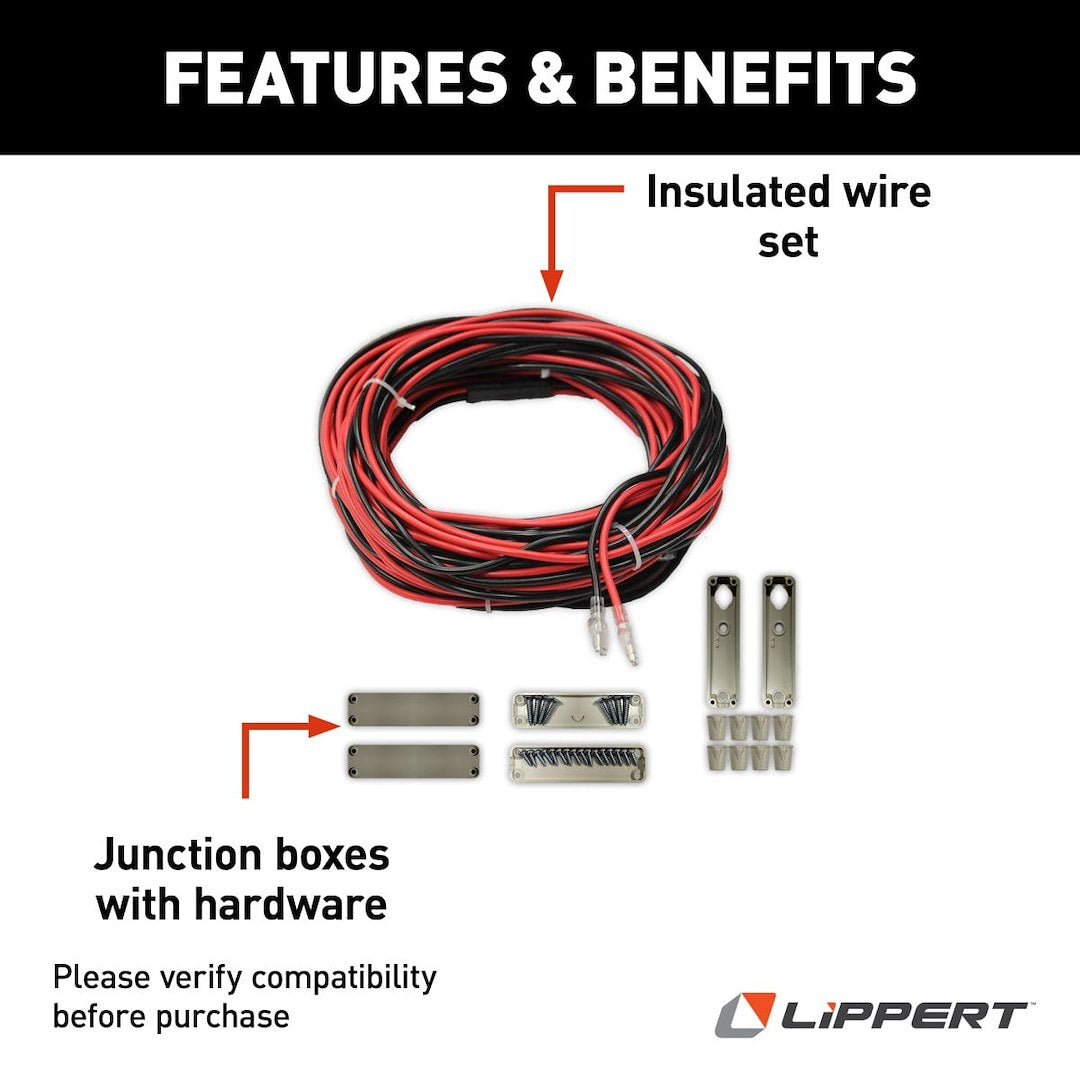 Lippert Comp Easy To Install Camper Jack Remote Control Wiring Harness 182524 - Happijac Wireless Kit