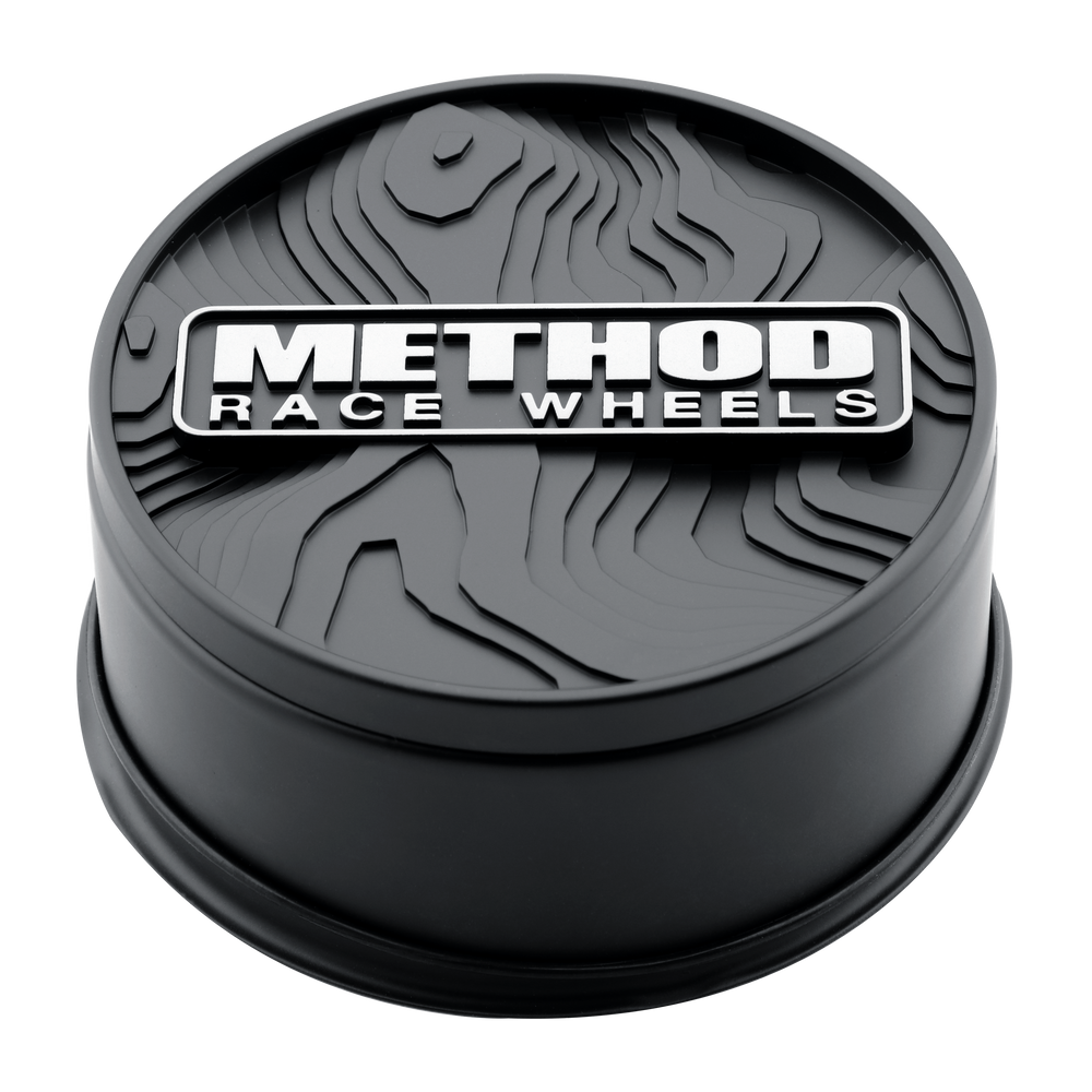 Method Race Limited Lifetime Warranty Wheel Center Cap CP-Topo108P-B - Topo 108MM Push Thru BL