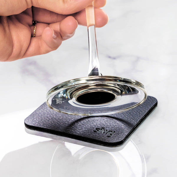 Silwy Magnet U000-0300-2 Beverage Coaster - Black