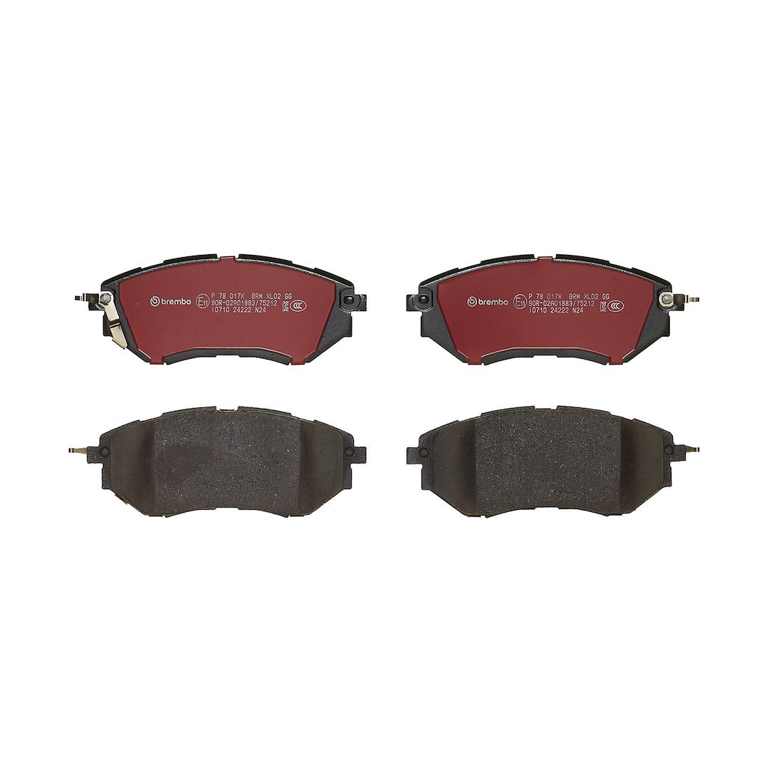 Brembo Premium Low-Met OE Equivalent Pad Brake Pad P78017X