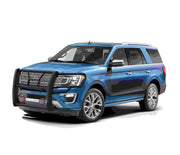 Black Horse Patent Approved Grille Guard RU-Foex18-B-PLFR - Black Rugged HD Kit