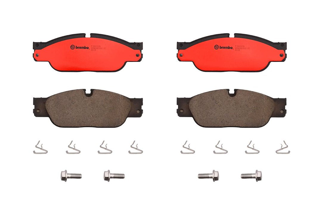 Brembo Premium Low-Met OE Equivalent Pad Brake Pad P36021N - Disc Set