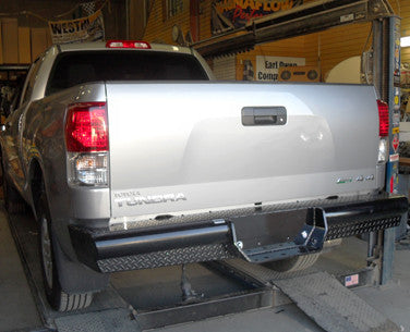 Cattleman Two Vertical Center Protection Bars Bumper 4117 - Rear Bumper-8 Drop