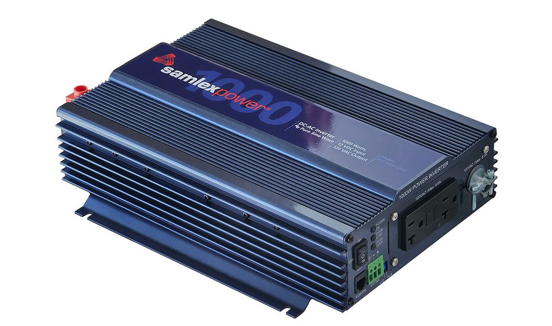 Samlex Amer Gfci Protected AC Outlets Power Inverter PST-1000-12HD - 1000 Watt Pure Sine Wave