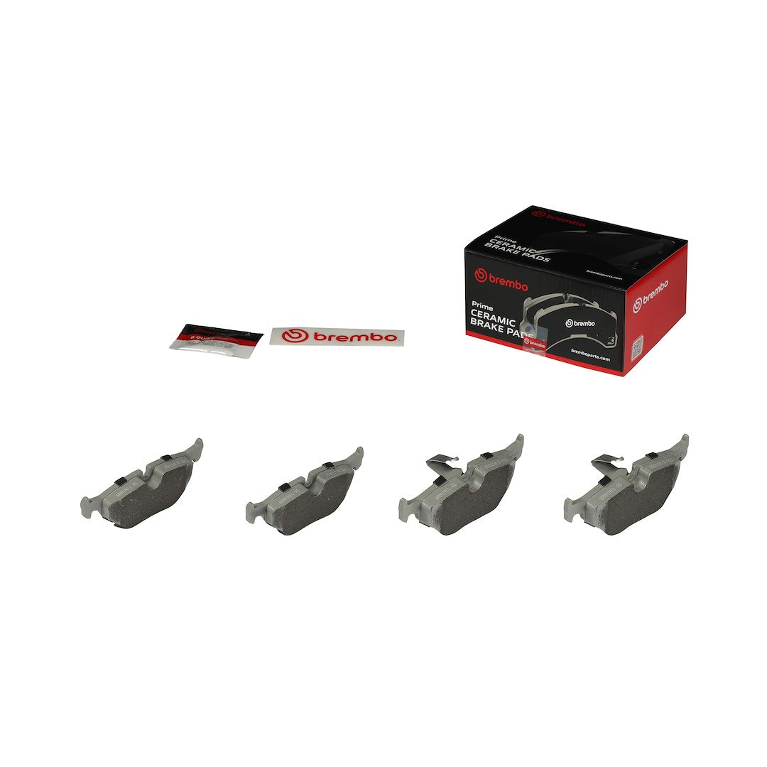 Brembo Premium Low-Met OE Equivalent Pad Brake Pad P06023N - Disc Set