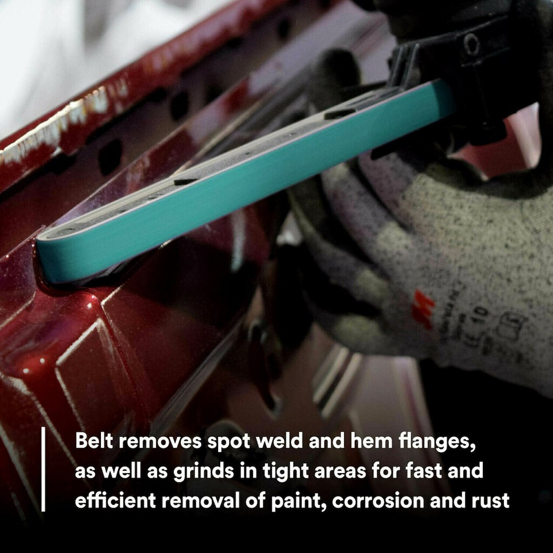 3M Resin Bonded For Heat Resistance Sandpaper 36517 - Green Corps Abrasive File Belt