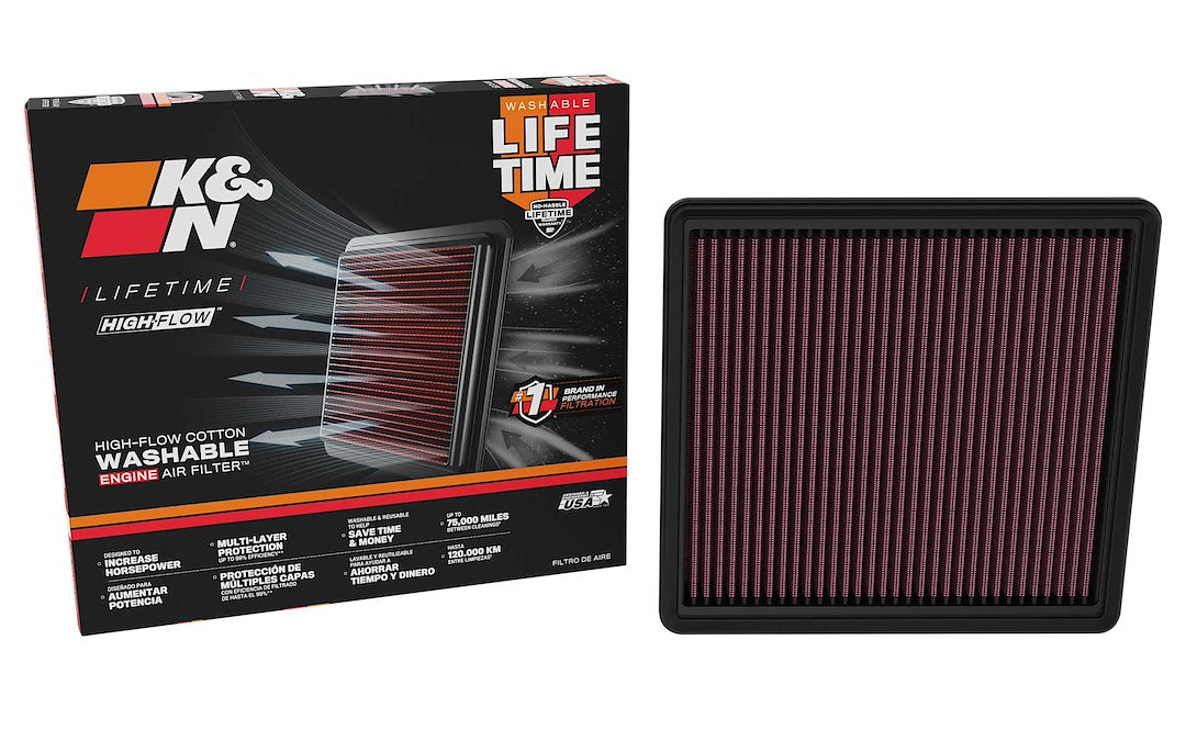 K&N Filter Lifetime Limited Warranty Air Filter 33-5157 - Replacement