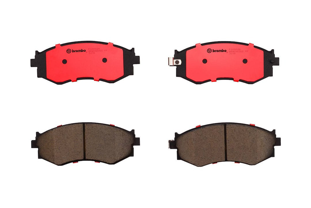 Brembo Premium Low-Met OE Equivalent Pad Brake Pad P30002N - Disc Set