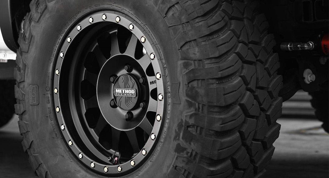 Method Race Limited Lifetime Warranty Wheel Center Cap CP-Topo108P-B - Topo 108MM Push Thru BL