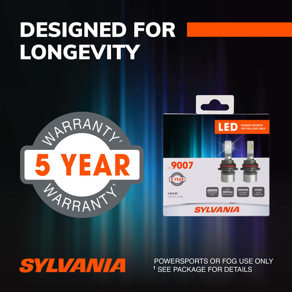Sylvania For Fog And Powersports Only Driving/ Fog Light Bulb 9007SL.BX2 - Syled 9007SL.BX2 EN-SP Upp SKU