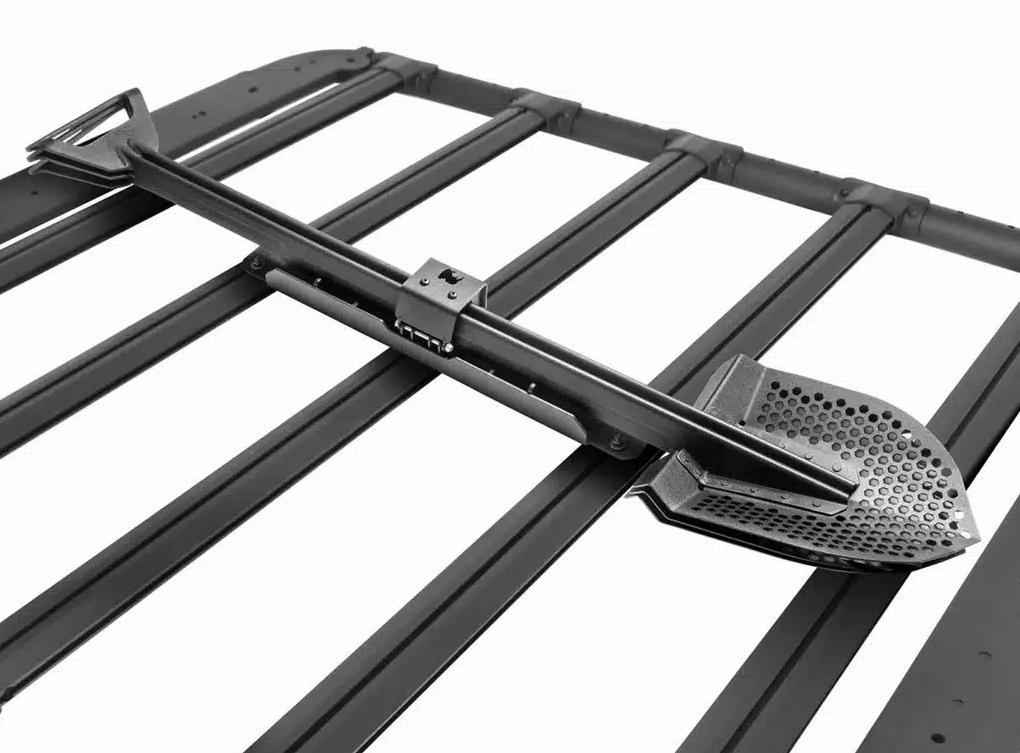 GO Rhino Patent-Pending Stackable Design Shovel Mount 5950150T - Xventure Gear XRS SRM 4-Core Moun