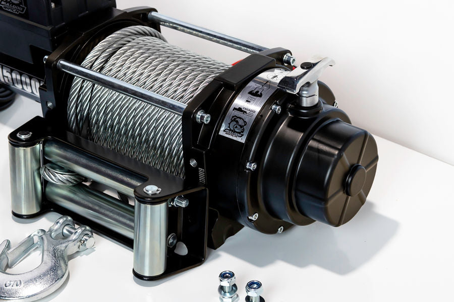 Bulldog Winc Powers Load In And Out Winch 10063 - 15000LB Rope DIA. 29 64 X92