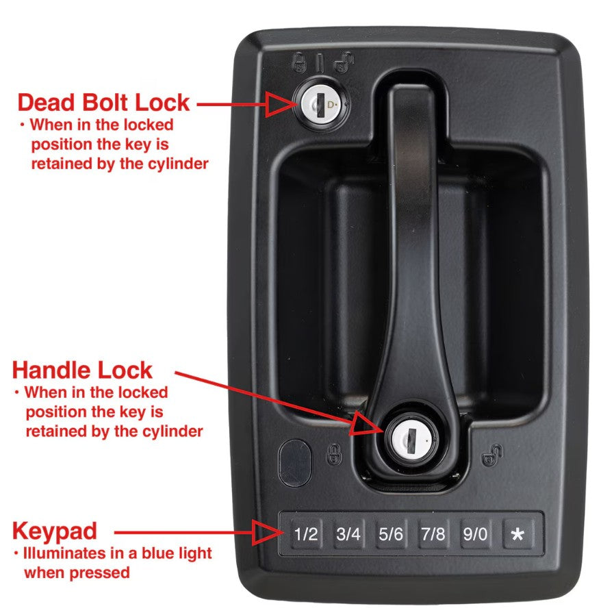Creative PRO MRLBT-42560-2006-1PK Entry Door Handle