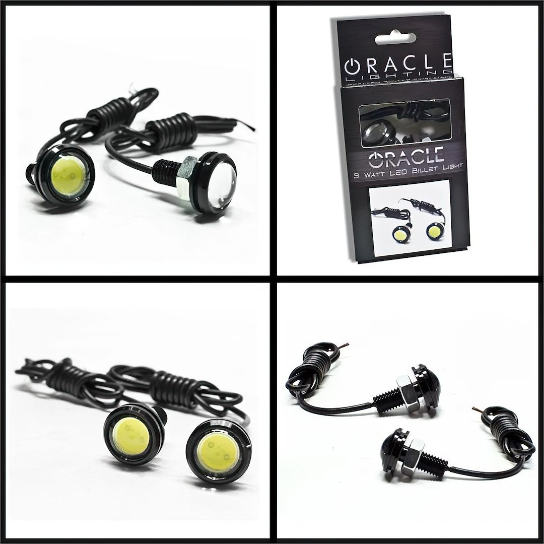 Oracle Light Durable Solid-State C.O.B. Design Underbody Light Kit 5410-005 - 3W Universal Cree Led Billet