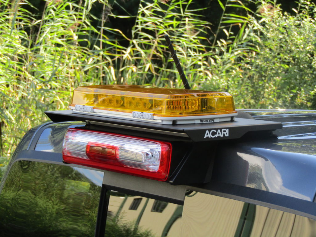 Acari Fleet Made In USA Warning Light Mount RTM-101-LP-13 - 22 Low Profile Drill Free Mounting