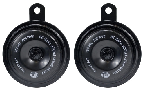 Hella Features: OE Quality Horn 002768821 - Black Kit BX Disc 92MM