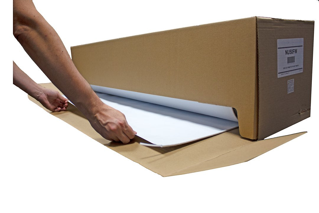 Velarium Quick And Easy Installation Awning Fabric VSTF20001 - White Universal CUT-TO-FIT Slide-OU