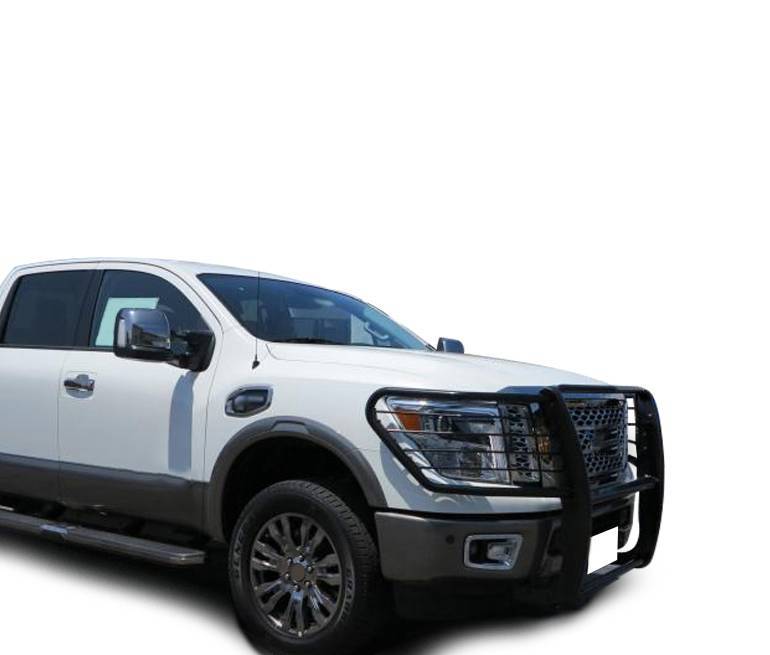 Black Horse No Drill Mounting Grille Guard 17NR28MA - 2016-2018 Nissan Titan XD GU