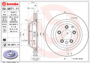 Brembo 09987111C02 Brake Rotor