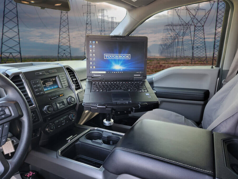 Havis Lightweight And Compact Design Laptop Mount DS-PAN-432N - Docking Station Panasonic Tough