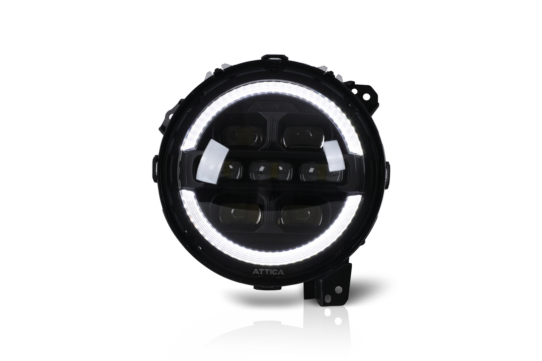 Winjet Built-In Osram LED Chip Headlight Assembly Chatt0771-B-SQ