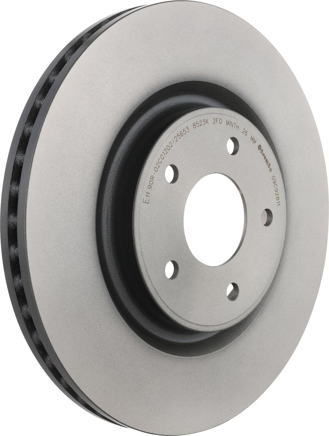 Brembo Rust-Resistant Coating Brake Rotor 09C92811C02 - Disc