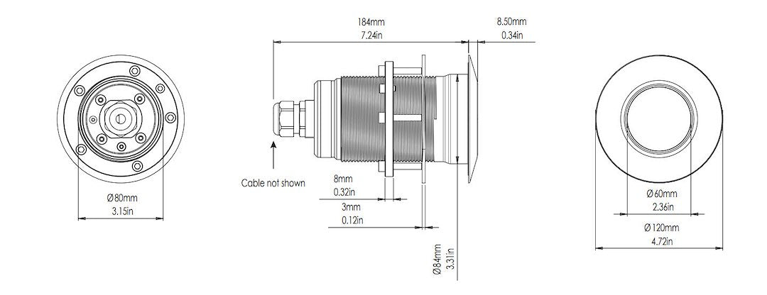 Lumishore US 60-0556 Boat Underwater Light