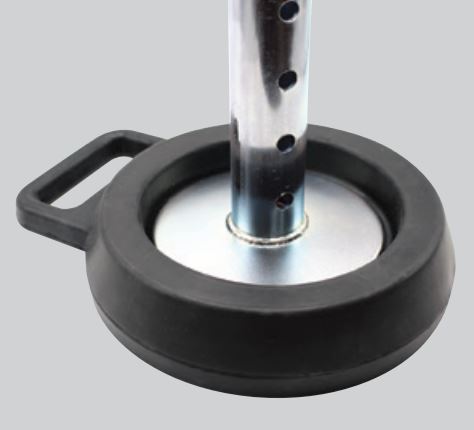 Stromber Made In The USA Trailer Tongue Jack Wheel Chock JBP-TJ6 - Dolly Epdm Rubber Pad
