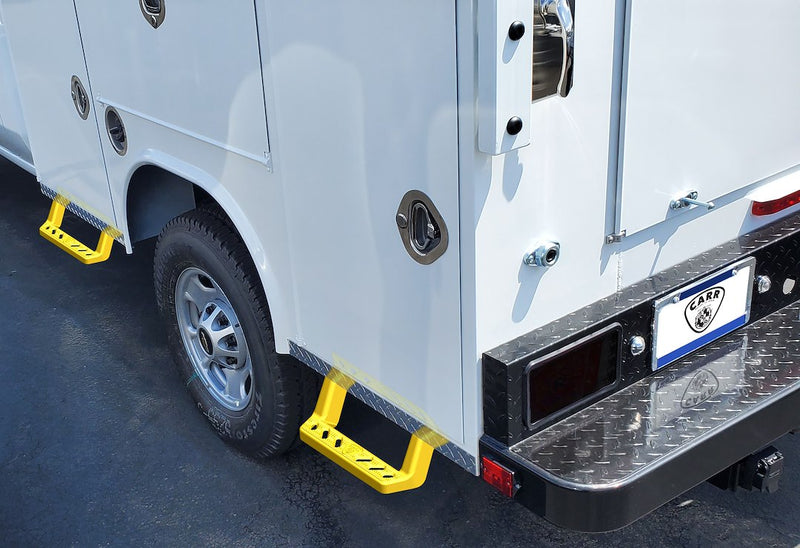 Carr Rugged Bolt On Installation Truck Step 150101-1 - Black Underbody Access XP3
