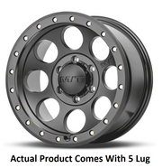 M.T. Wheel Modern Low Profile Cap Design 274704 - Black 20X9 5X5 MT Classic Pro