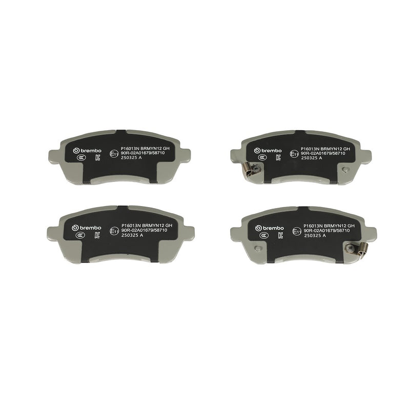 Brembo Premium Low-Met OE Equivalent Pad Brake Pad P16013N - Disc Set