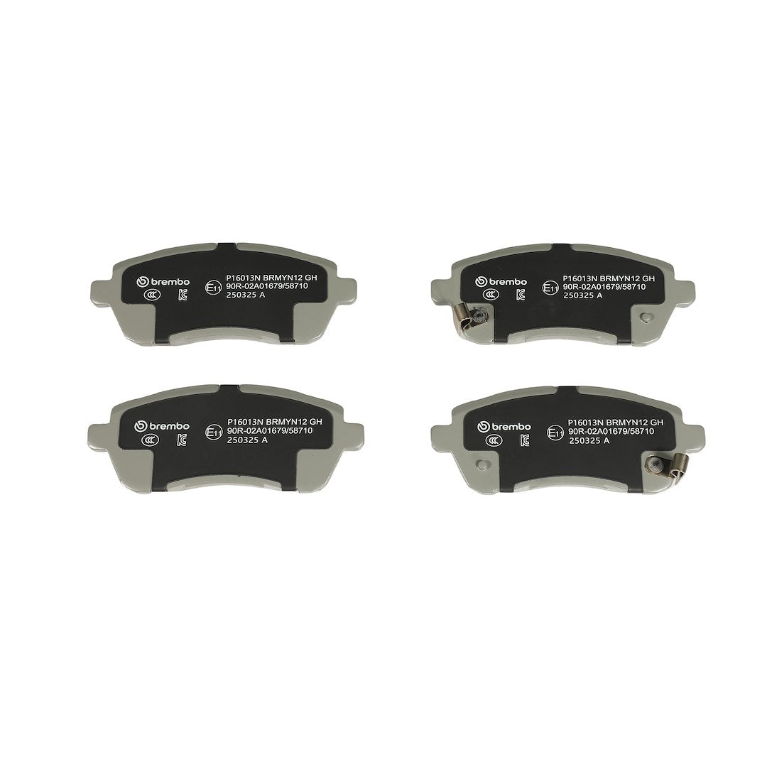 Brembo Premium Low-Met OE Equivalent Pad Brake Pad P16013N - Disc Set