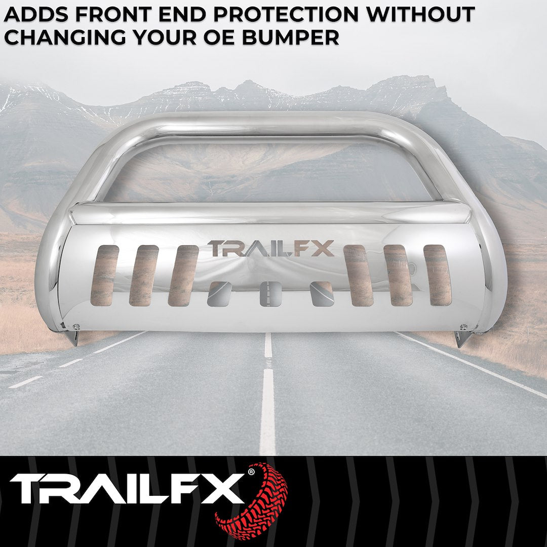 Trailfx Limited Lifetime Warranty Bull Bar B0046S - Land Cruiser