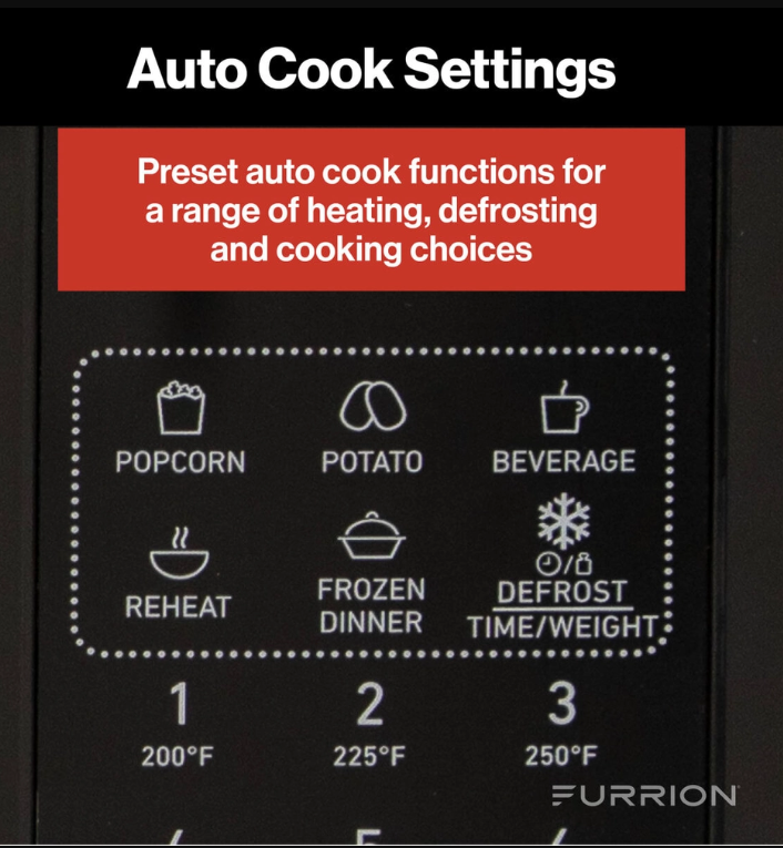 Furrion LLC Rapid Air Frying Technology Microwave Oven 2023056309 - Built-IN FR