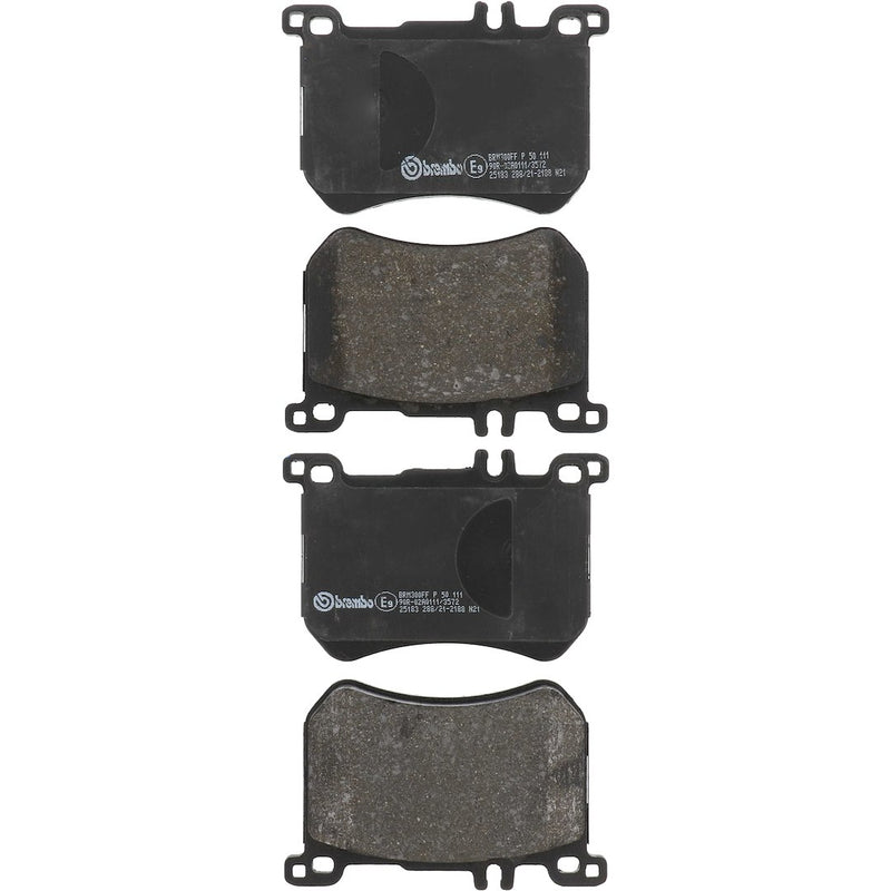 Brembo Premium Low-Met OE Equivalent Pad Brake Pad P50111 - Disc Set