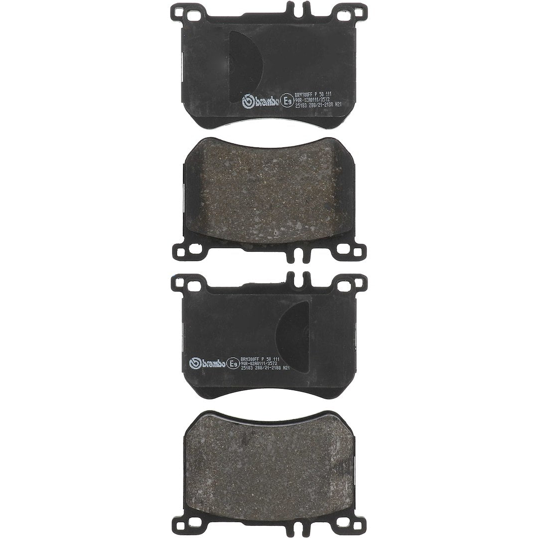 Brembo Premium Low-Met OE Equivalent Pad Brake Pad P50111 - Disc Set
