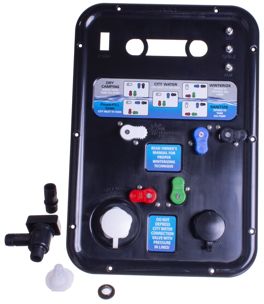 B&B Molders Easy To Install Fresh Water Management System 94143 - Nautilus P1 H2O